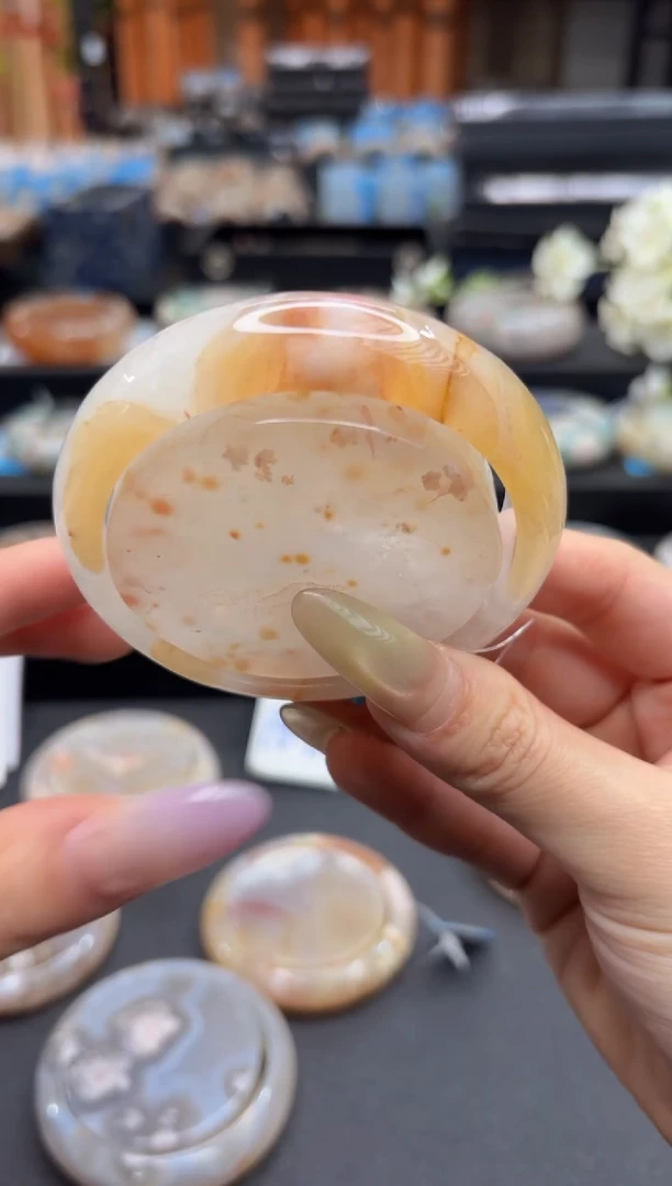 未镶嵌手镯石英质玉A173(57圈赠送镯心)