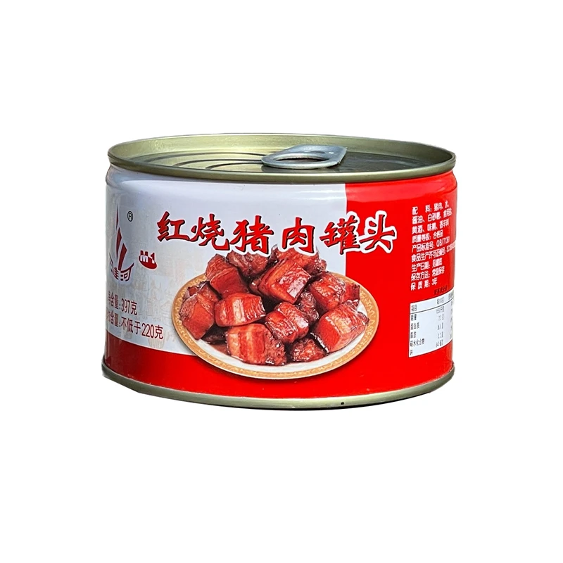 淮河红烧猪肉罐头397g*5