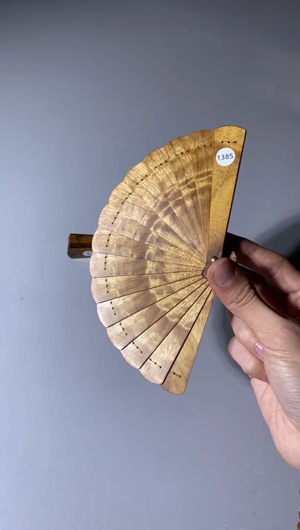 【闪购商品】金丝楠138号10cm金丝楠迷你扇