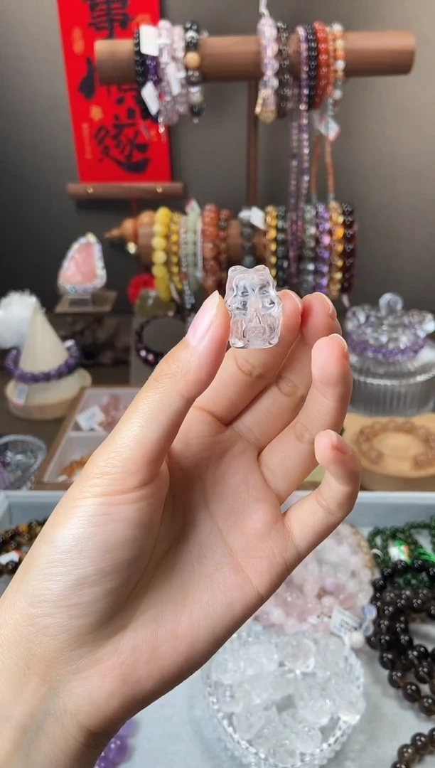 水晶手链未镶嵌白水晶小狐仙