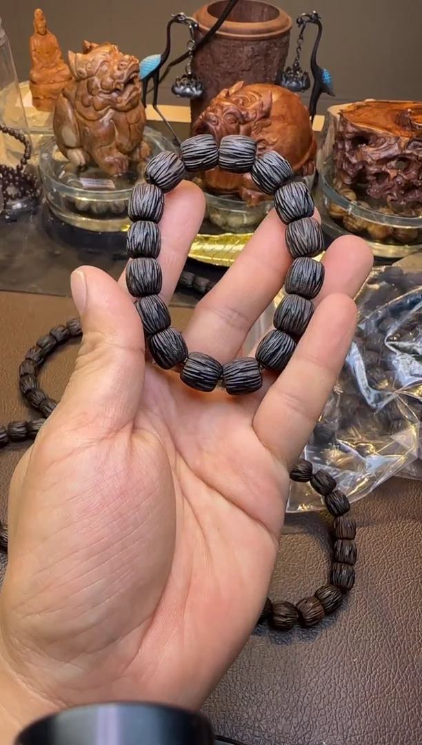 木乌木枣珠单圈12mm多样性发其一