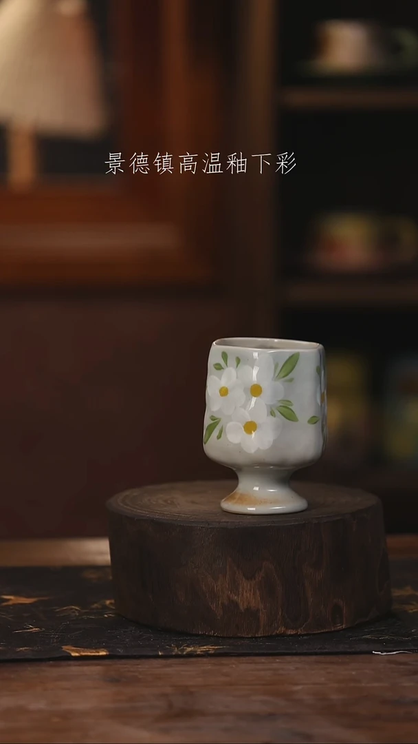 陶瓷景德镇高温釉下手绘陶瓷@L178@