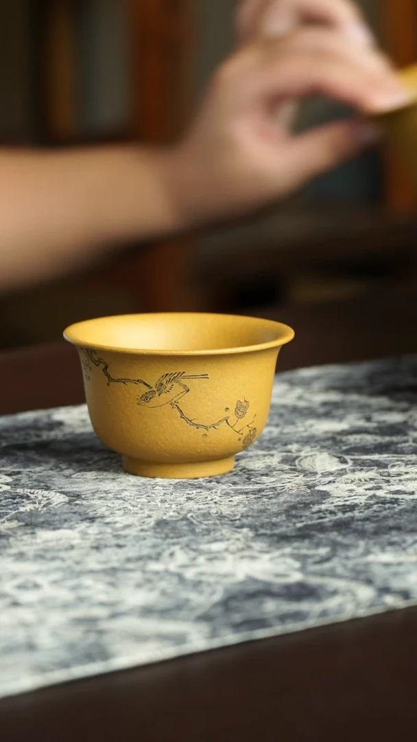 茶杯紫砂25号宜兴紫砂原矿作品