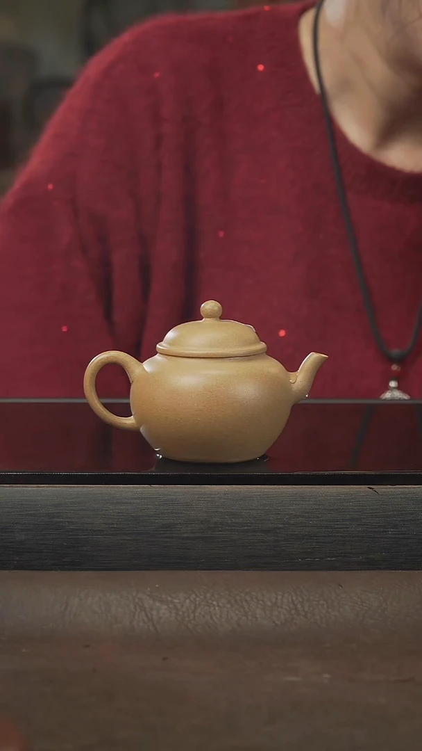 茶壶紫砂宫灯，黄金段，140cc