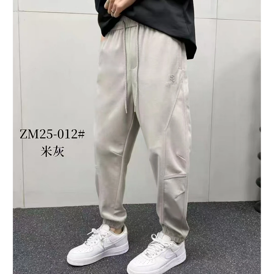 12-2025春夏新品潮牌字母刺绣百搭卫裤