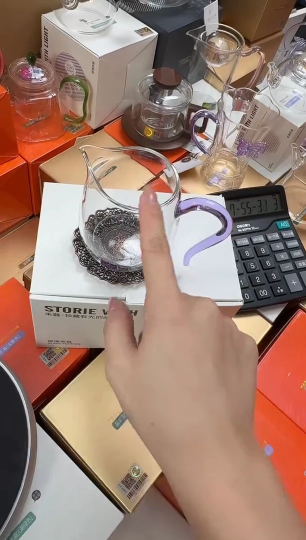 @@禾器晶彩慕然浅紫色+禾器杯垫