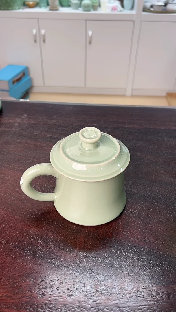 龙泉云间青瓷小米茶器