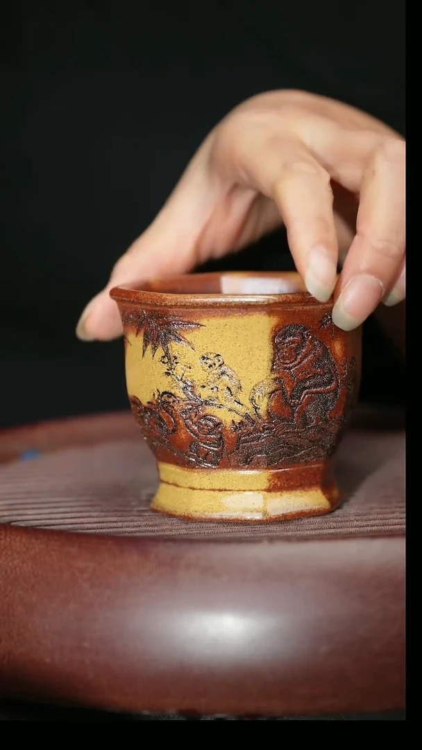 茶杯紫砂紫砂主人杯福利放漏