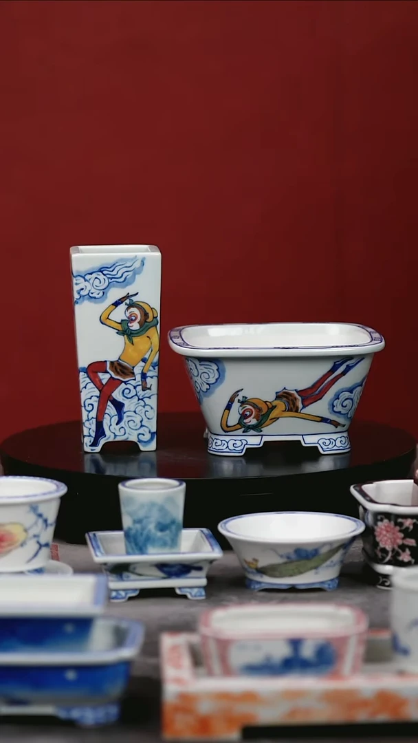 釉下釉下五彩孙悟空系列460