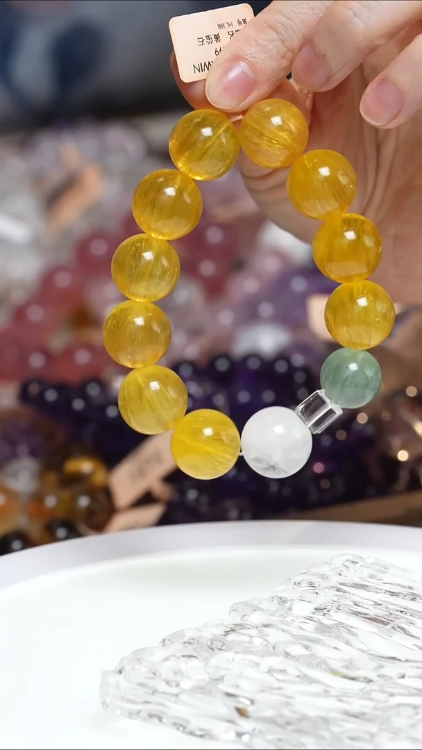 未镶嵌手串萤石黄萤石手串·MM0025DEC233L360