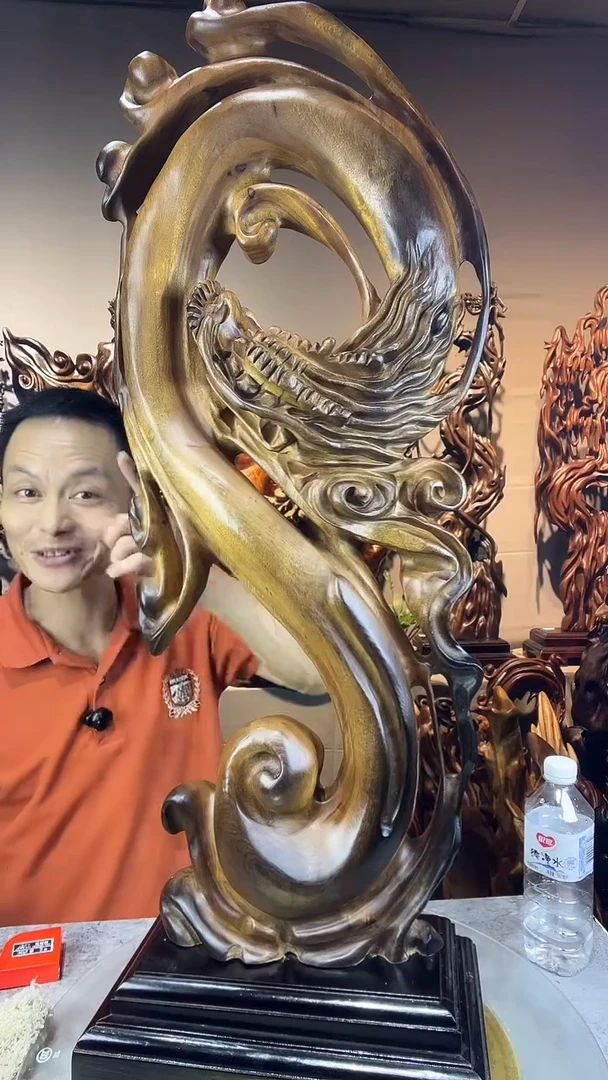 金丝楠精**国小叶桢楠随行摆件13