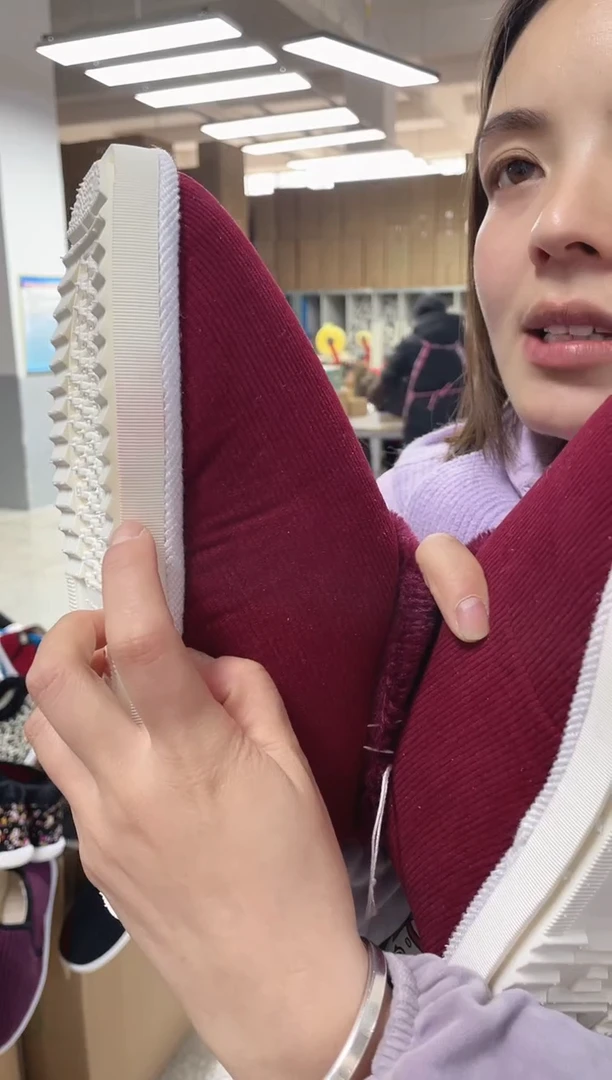 微瑕-5-5酒红棉鞋39码89号