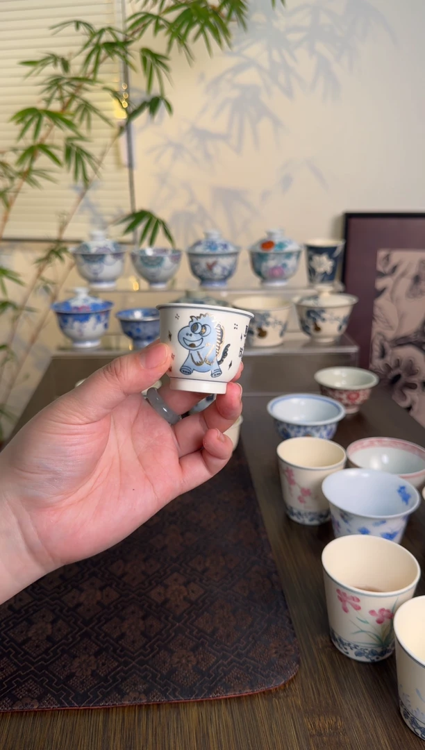 【闪购商品】景德镇手绘茶杯茶杯