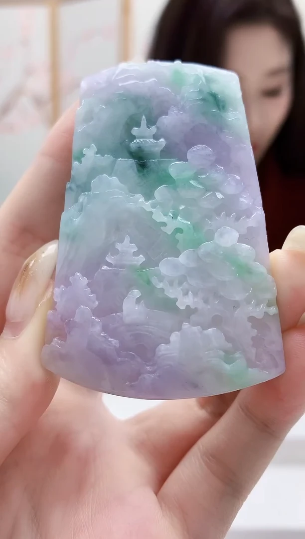 未镶嵌定制翡翠4829jw-毛货挂件167