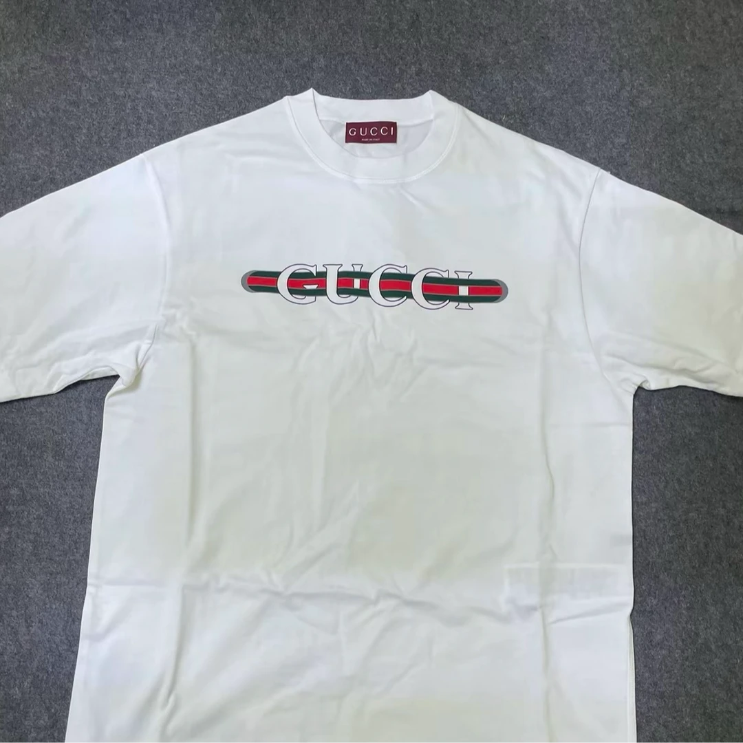 99新 GUCCI/古驰 经典圆领腰带款T恤