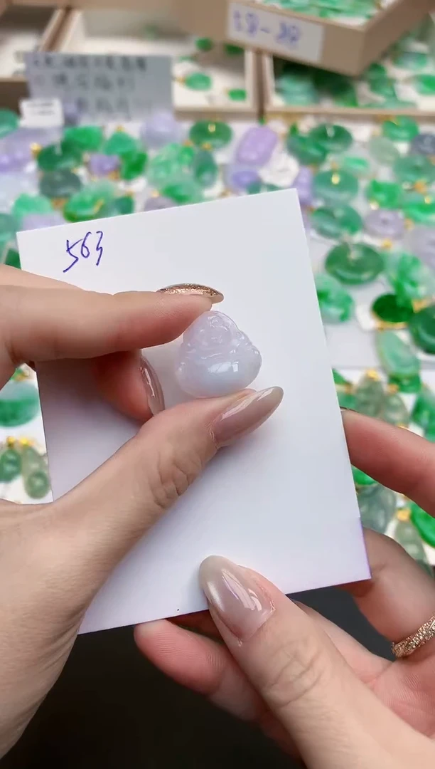 颈饰未镶嵌翡翠天然缅甸A货翡翠