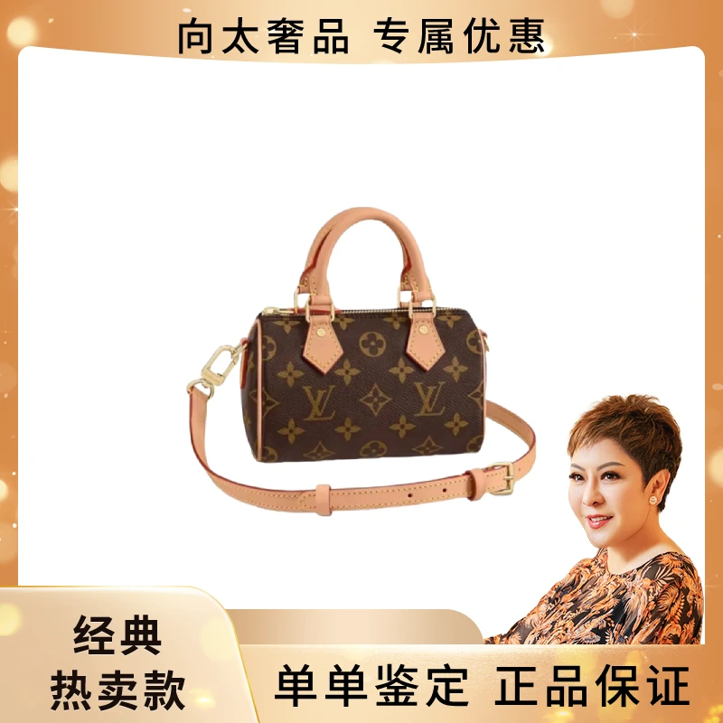 未使用 LouisVuitton/路易威登 Speedy nano枕头包