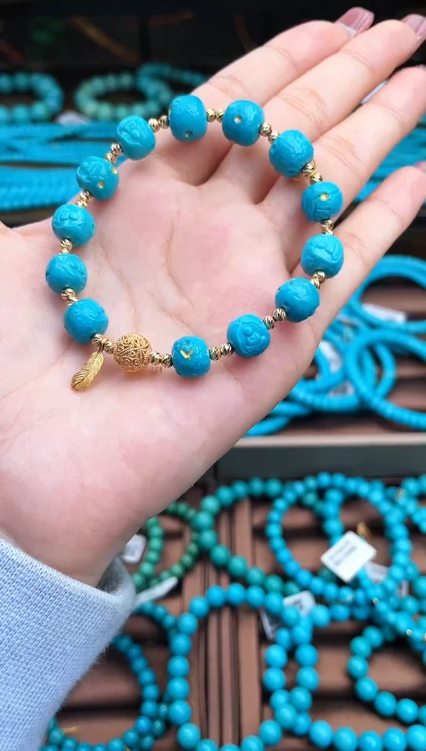 【闪购商品】绿松石珠宝奇石未镶嵌A053