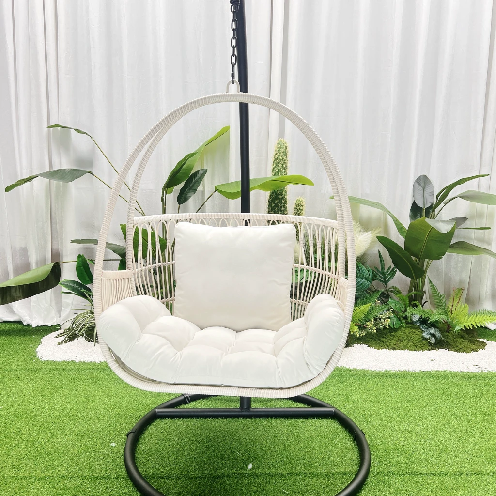 JEANMISS/简美仕户外阳台手工藤编轻舒吊篮家用摇椅秋千吊椅室内