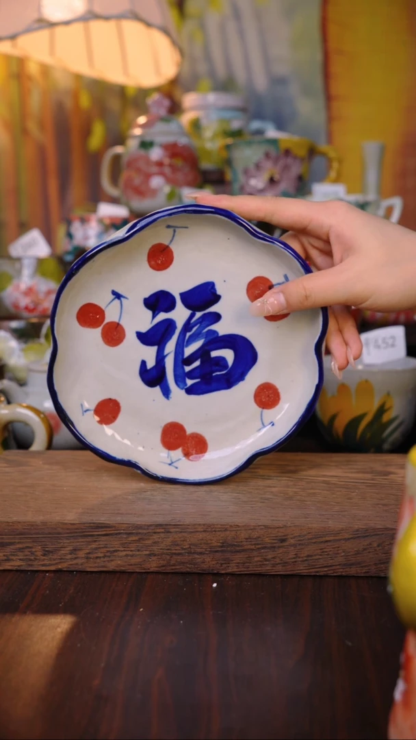 摆件泥垚手作 景德镇手工手绘器物