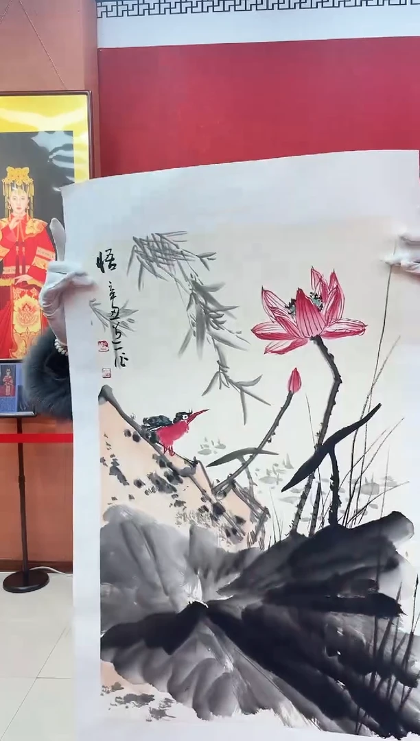 【闪购商品】国画国画道一老师亲笔绘画作品D5