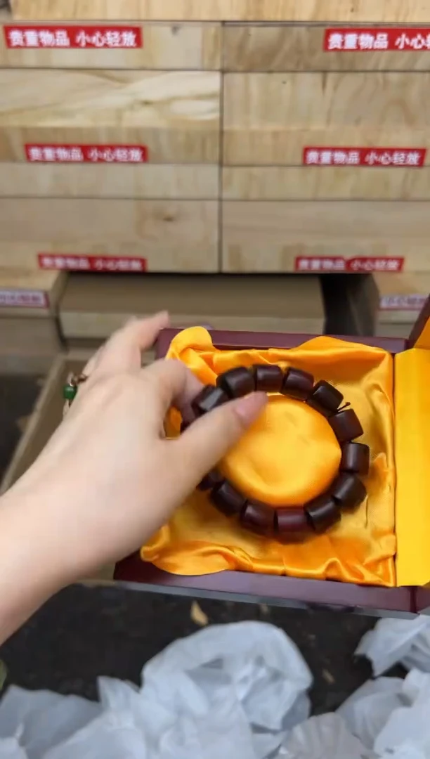 小叶紫檀桶珠商品链接@@YS975