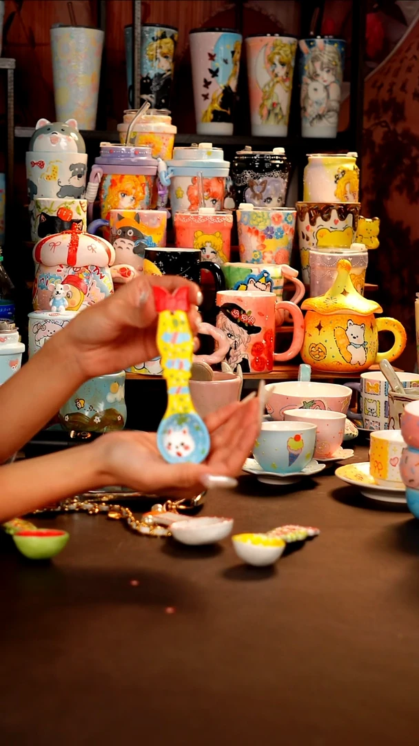 景德镇手工手绘杯杯