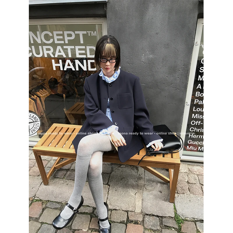 【Mona张绮贤】MONA 日常宽松休闲 西装外套女 O125T04868