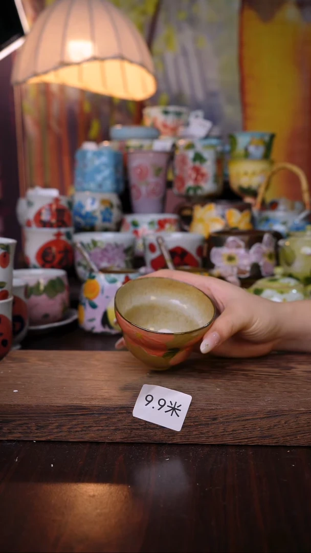 杯子泥垚手作 景德镇手工手绘陶瓷器物