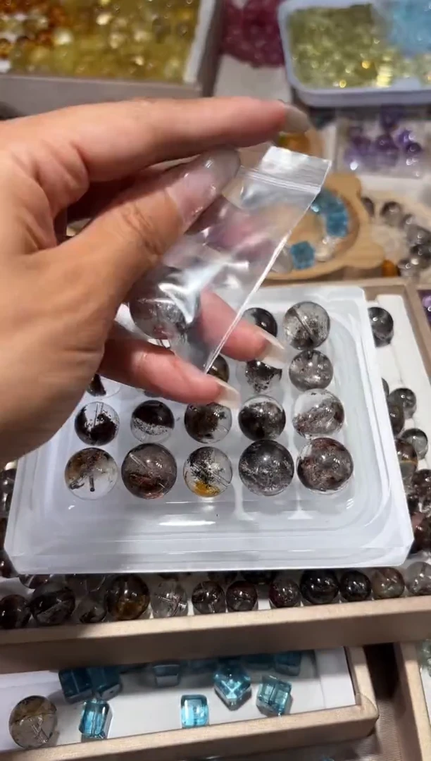水晶手串未镶嵌塑**人R89四季单珠拍2