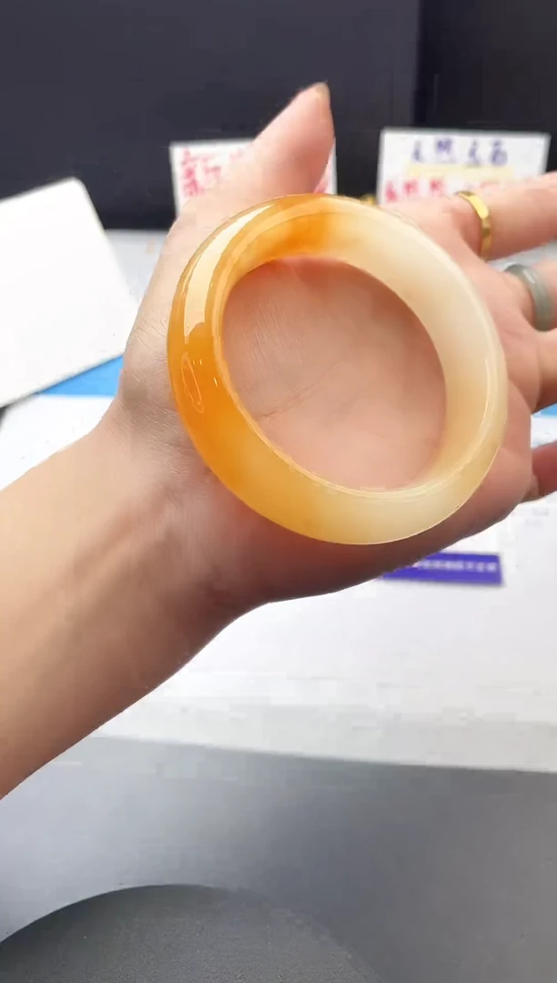 未镶嵌手镯石英质玉j121-HHB54+