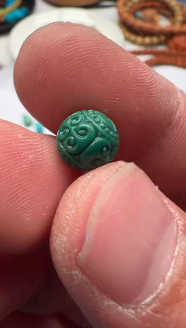 未镶嵌绿松石把件绿松石把件