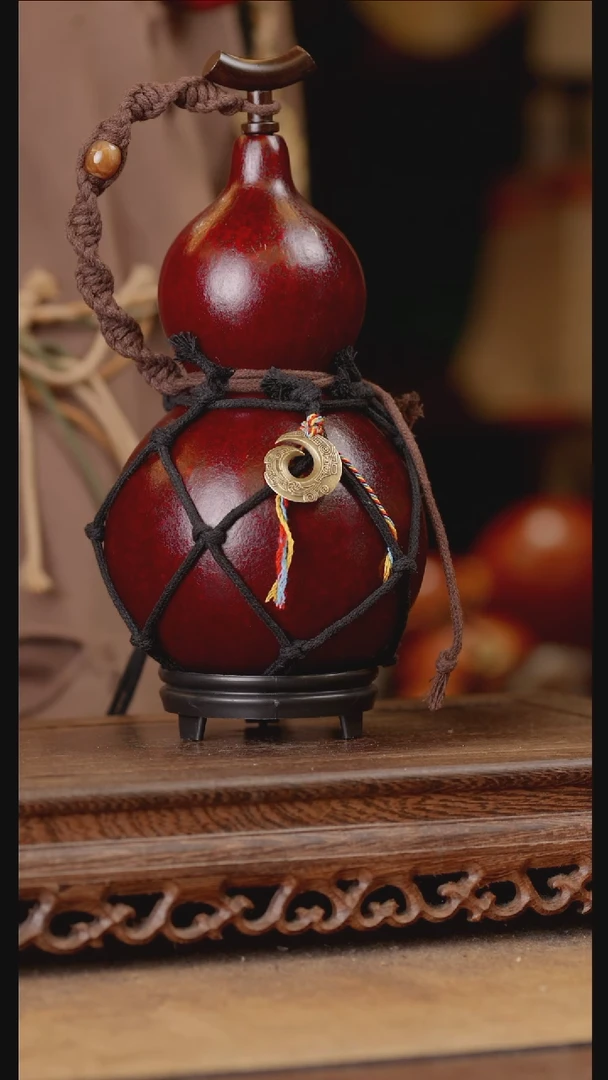 205号精品天然大漆酒葫芦一物一拍~