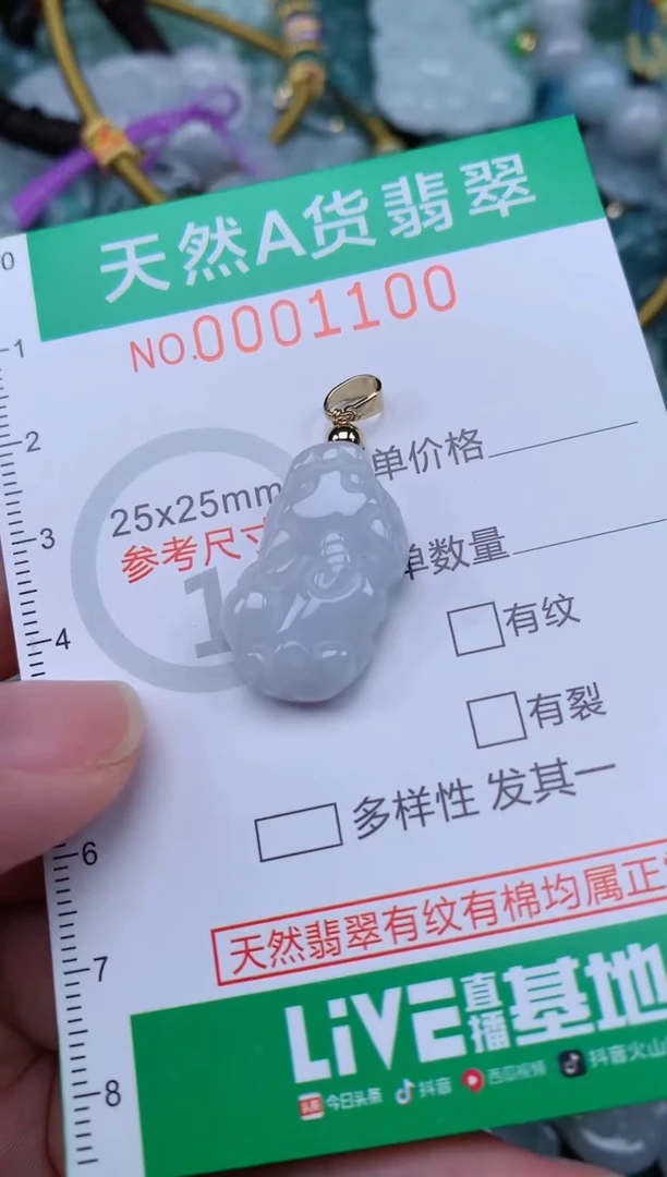 翡翠未镶嵌颈饰.0001100多样性发其中之一