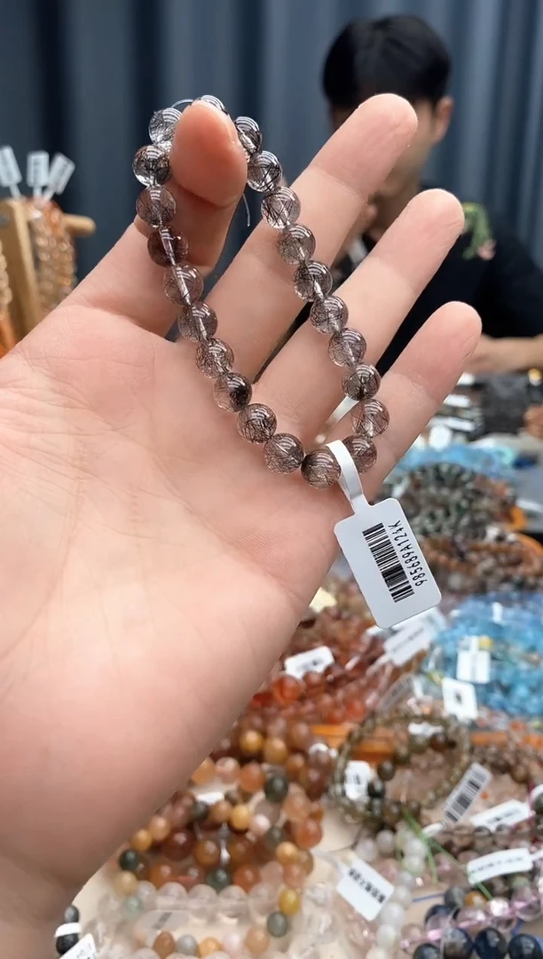 水晶手链未镶嵌丽黑发晶