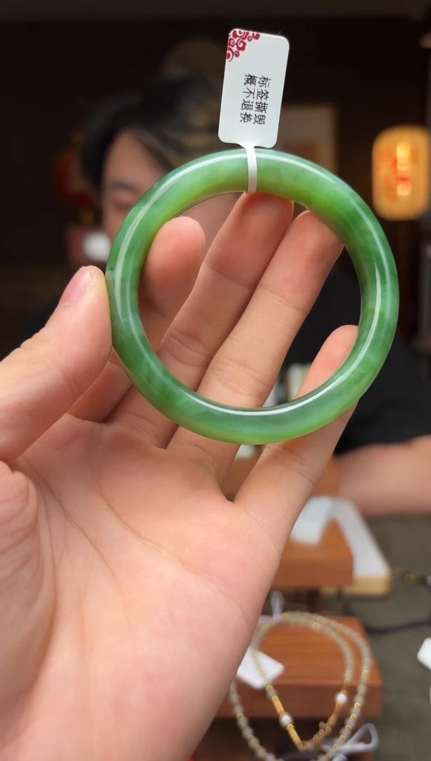 未镶嵌和田玉把件赫*ff39-手镯