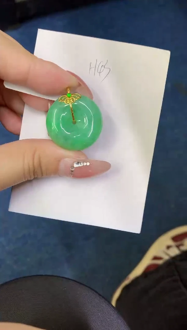 【闪购商品】翡翠颈饰18K金镶嵌000000000000