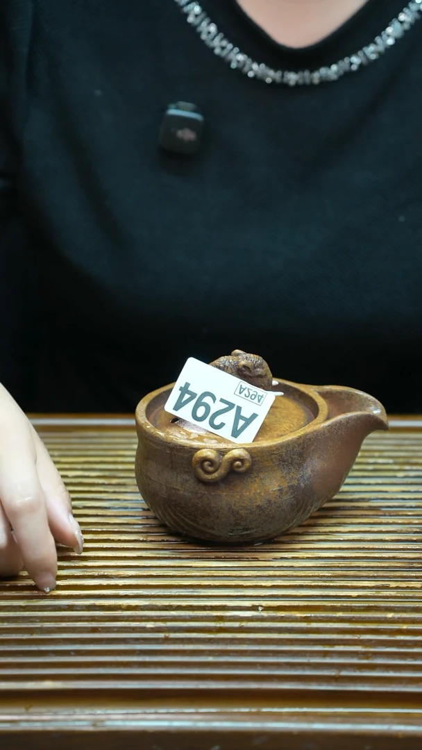 万古烧粗陶手工茶具