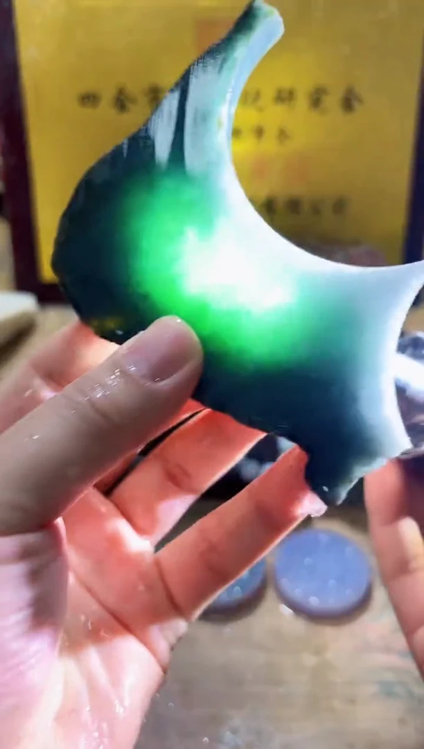 未镶嵌挂件翡翠A货常星7239
