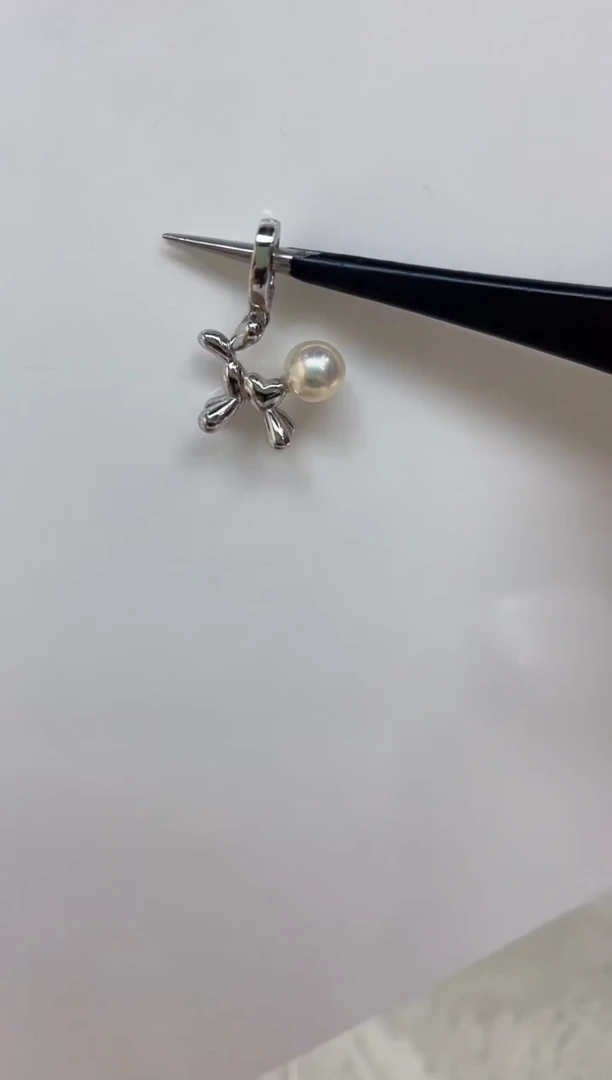 海水珍珠银S925镶嵌颈饰