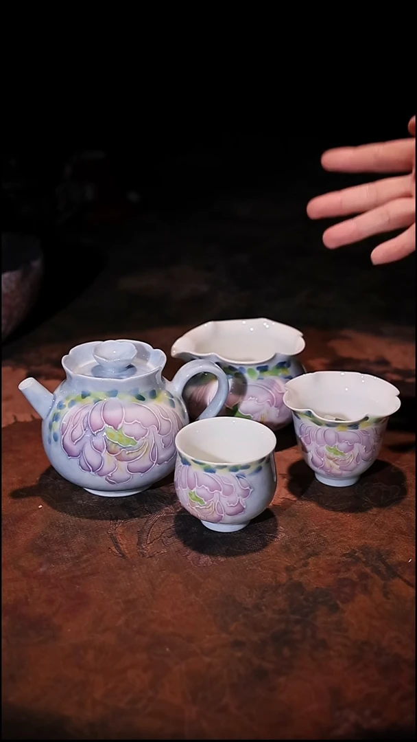 陶瓷茶具（无礼盒）@@A13789