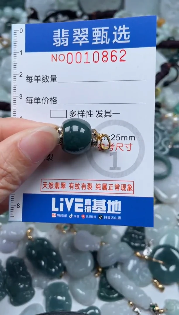 颈饰未镶嵌翡翠10862