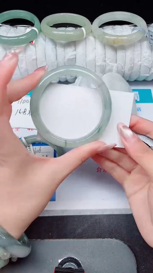 未镶嵌手镯石英质玉307-58/59
