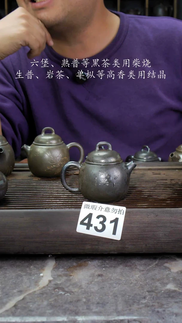 【闪购商品】壶431四大名陶钦州坭兴陶