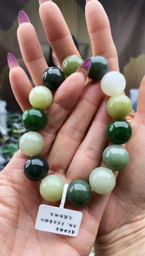 未镶嵌手串和田玉多宝全家福16