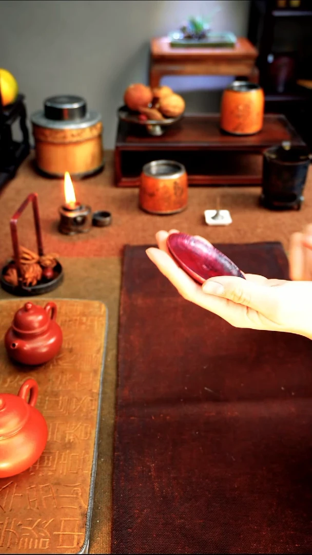 8661紫铜杯垫直径7.5