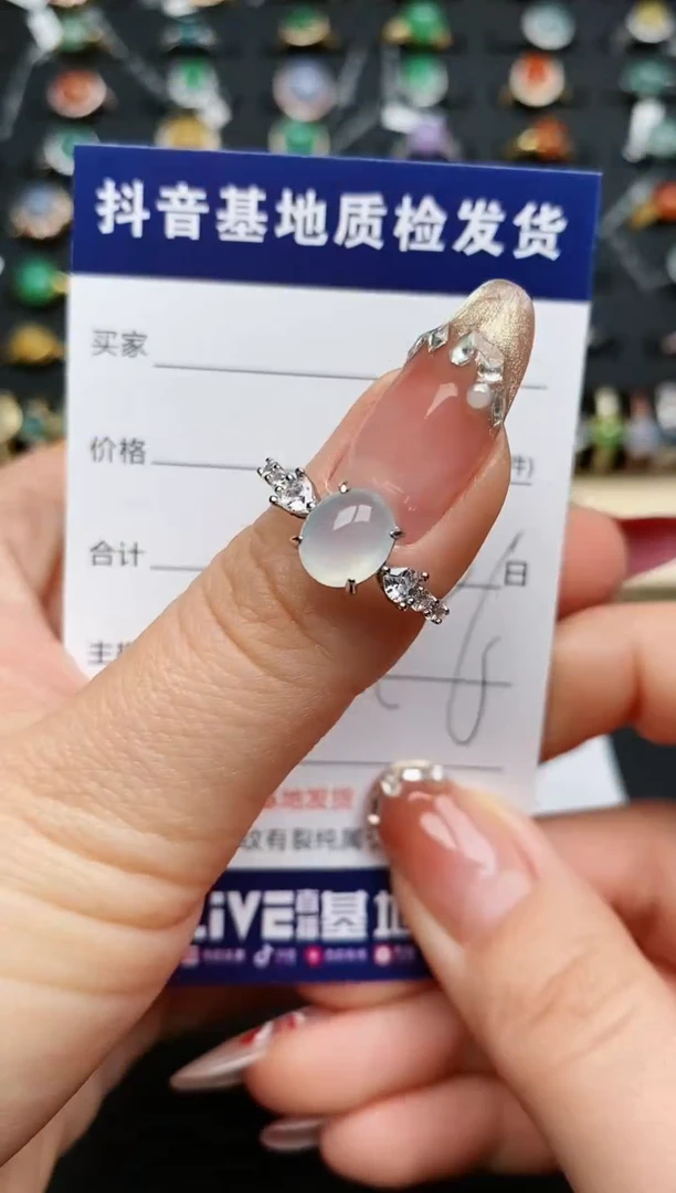 【闪购商品】翡翠戒指银S925镶嵌...........