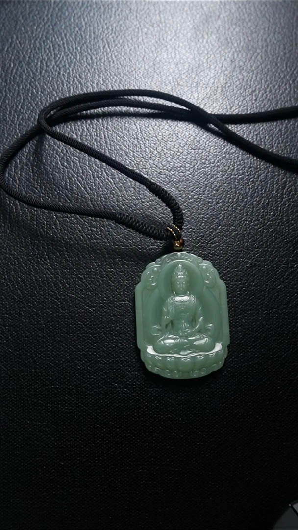 颈饰未镶嵌和田玉观音