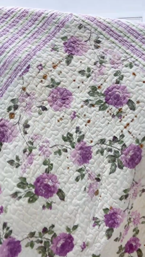 棉250*260纯棉床盖29号大瑕疵破损