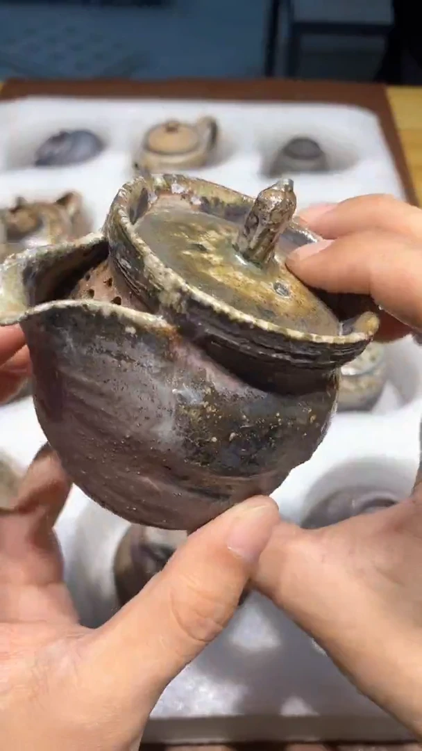 奢瓷/瑞寅柴烧茶器（宝瓶）775  微瑕